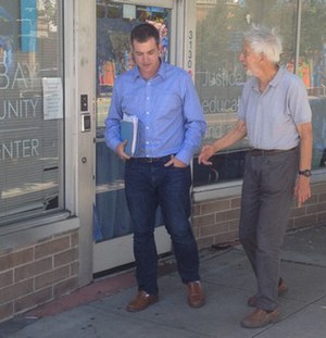 Luke Diamond '16 (left) and Osha Neumann